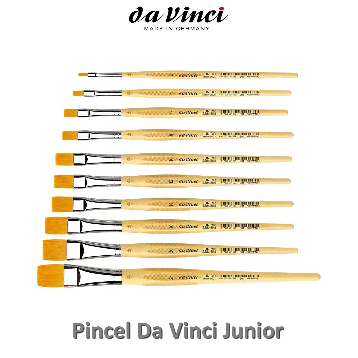 PINCEL DA VINCI JUNIOR 304X20 SINTETIC