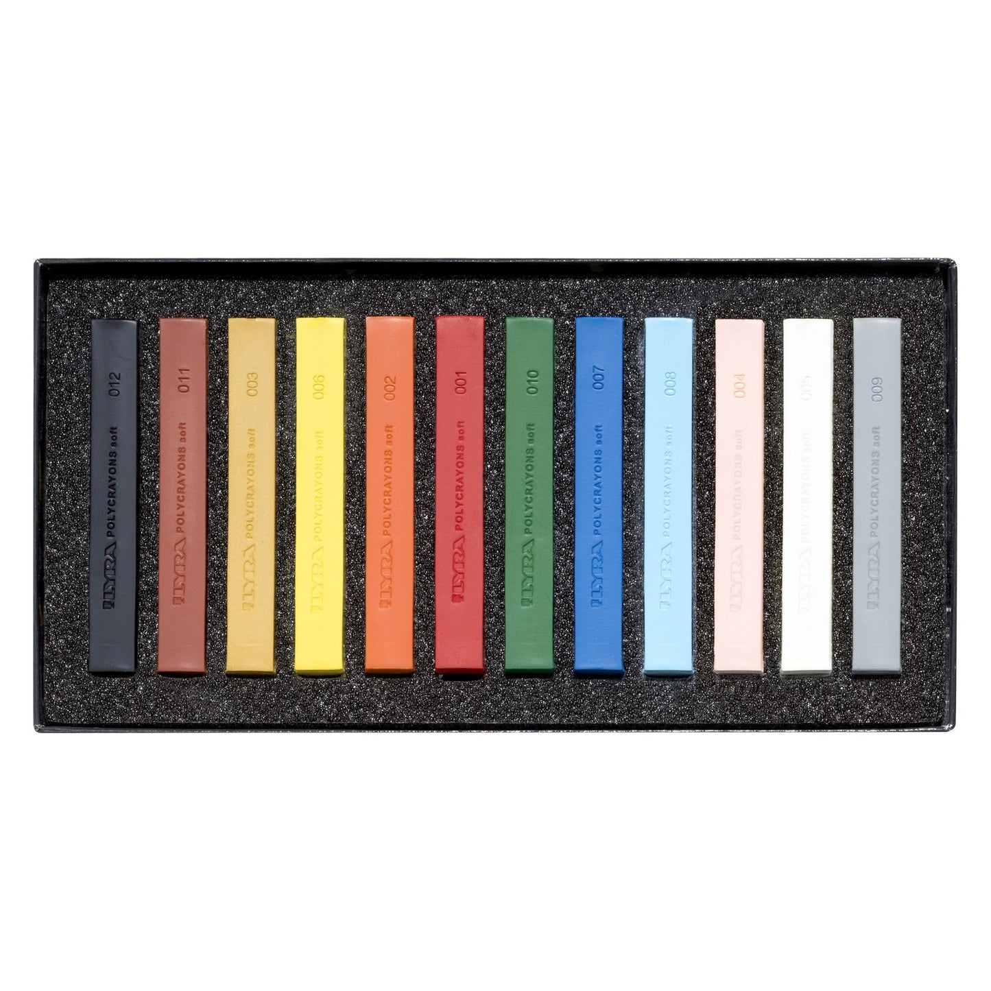 PASTEL SECO CARRE LYRA POLYCRAYON 12 CORES