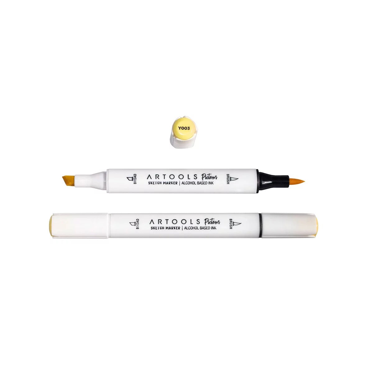 MARCADOR ARTOOLS PICTOM PONTA DUPLA CANARIA YELLOW (Y003)