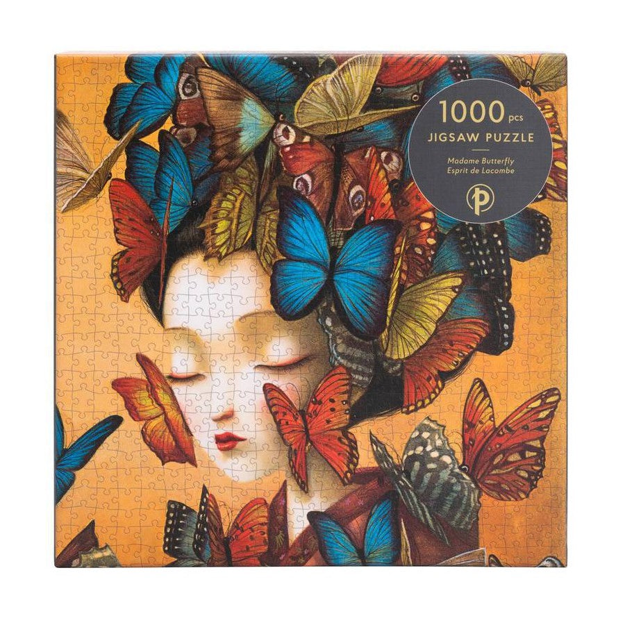 QUEBRA CABECAS PUZZLE PAPERBLANKS 1000 PCS MADAME BUTTERFLY