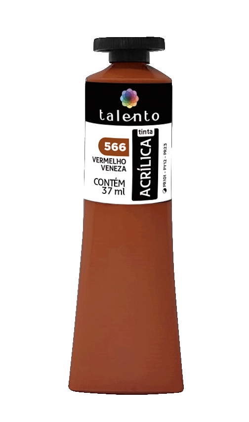 ACRILICA TALENTO 037ML 566 VERMELHO VENEZA