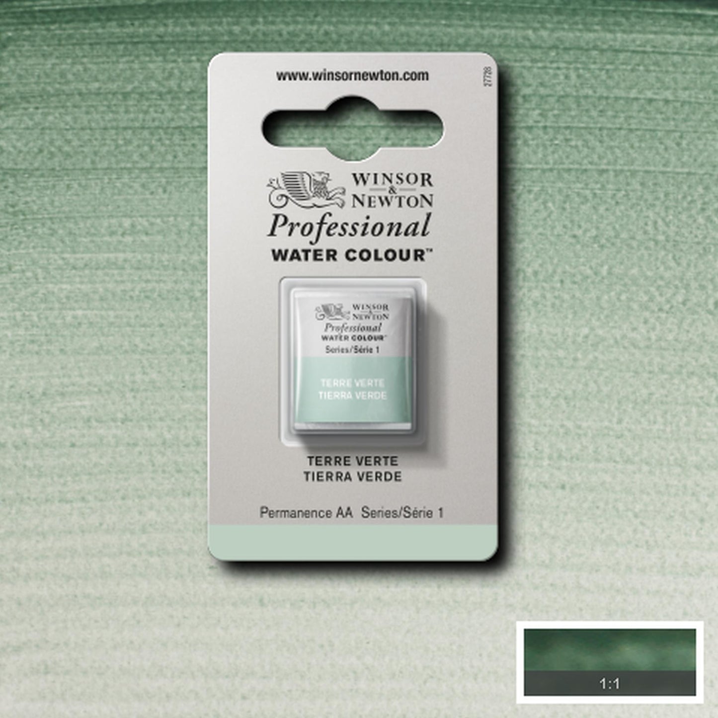 AQUARELA WINSOR NEWTON ARTISTS H PAN 637 TERRE VERTE S1