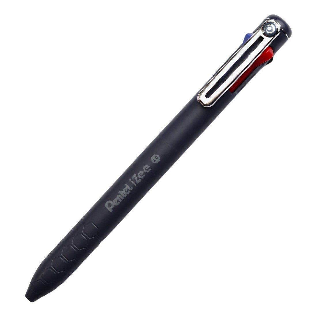 CANETA ESFEROG PENTEL RETRATIL IZEE MULTICORES 1,0mm AZUL