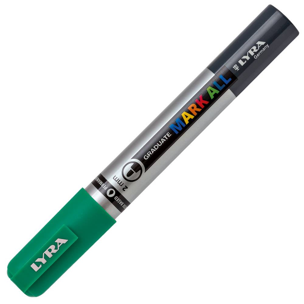 MARCADOR LYRA GRADUATE MARK ALL VERDE ESMERALDA PONTA 2MM