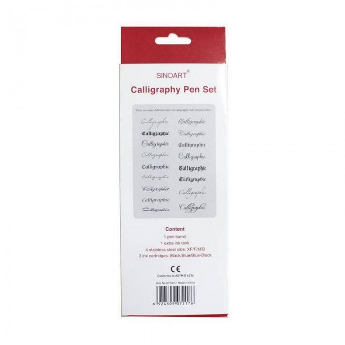 CANETA CALLIGRAPHY SINOART PEN SET SFT0217