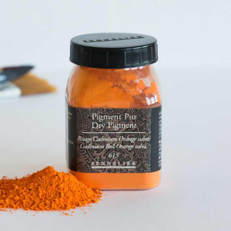 PIGMENTO PURO SENNELIER 615 CADMIUM RED ORANGE 100g S3