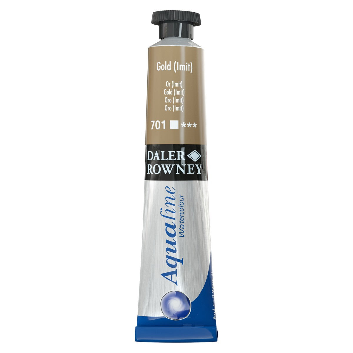 AQUARELA DALER ROWNEY AQUAFINE 8ML 701 OURO