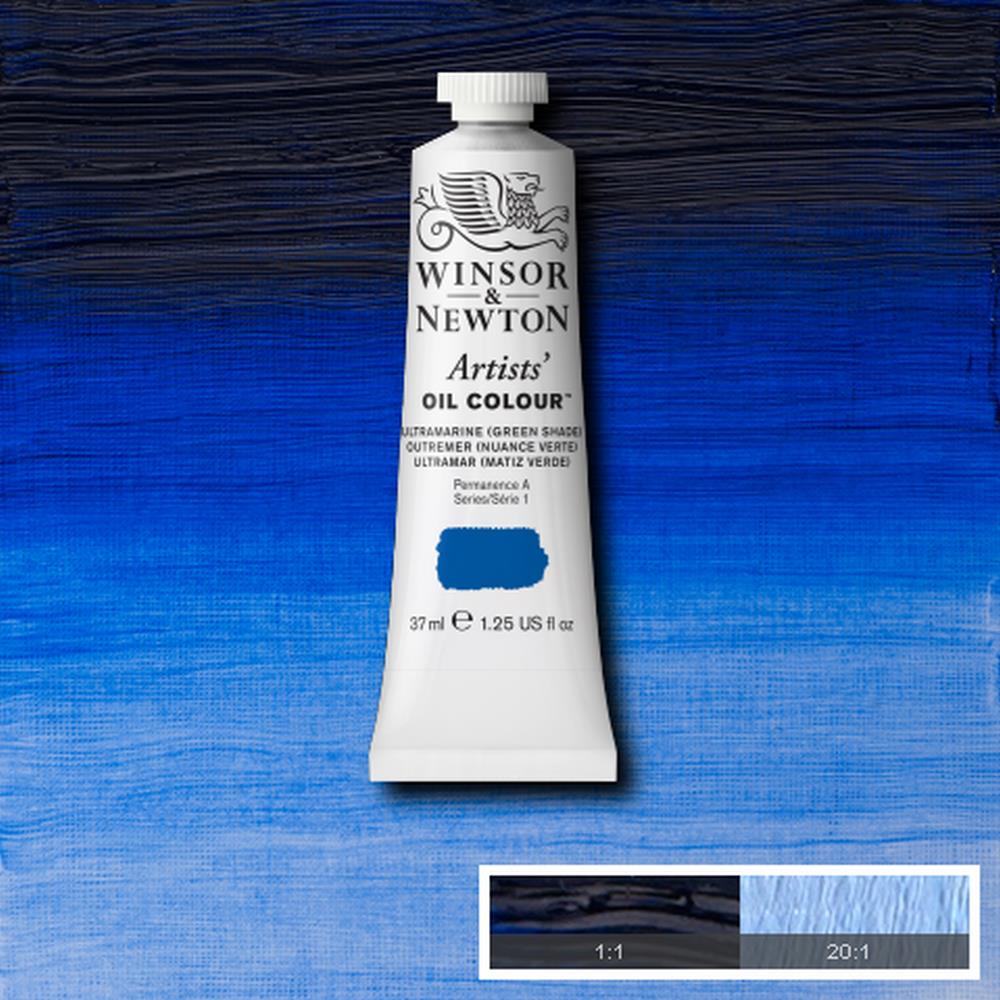 OLEO WINSOR NEWTON ARTISTS 037ML 667 ULTRAMAR GREEN SHADE S1