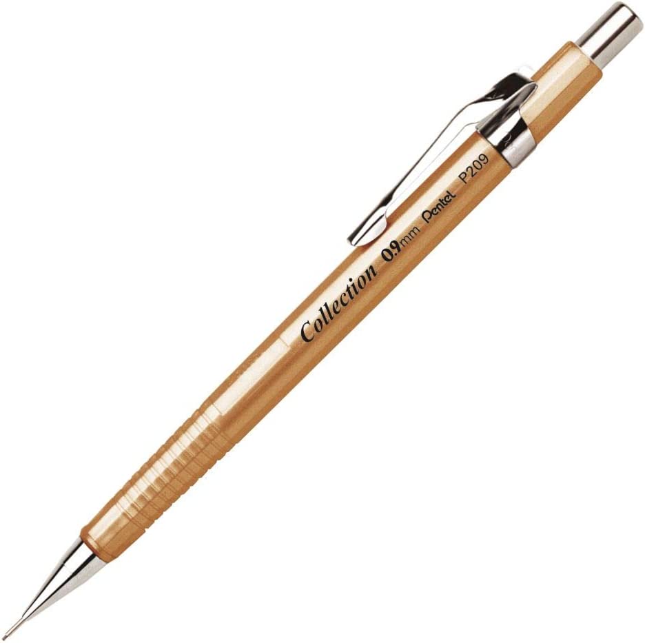 LAPISEIRA 0,9mm PENTEL P209 DOURADA