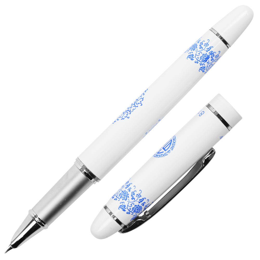 CANETA TINTEIRO YIREN WHITE PORCELAINE 816