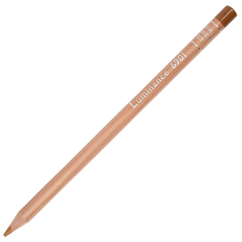 LAPIS COR CARAN D´ACHE LUMINANCE 037 BROWN OCHRE 6901037