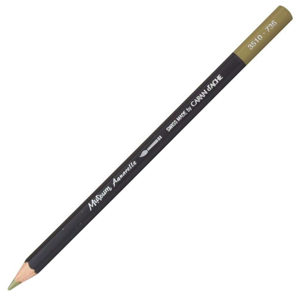 LAPIS AQUARELAVEL CARAN D´ACHE MUSEUM 736 OLIVA MARROM 50 3510736