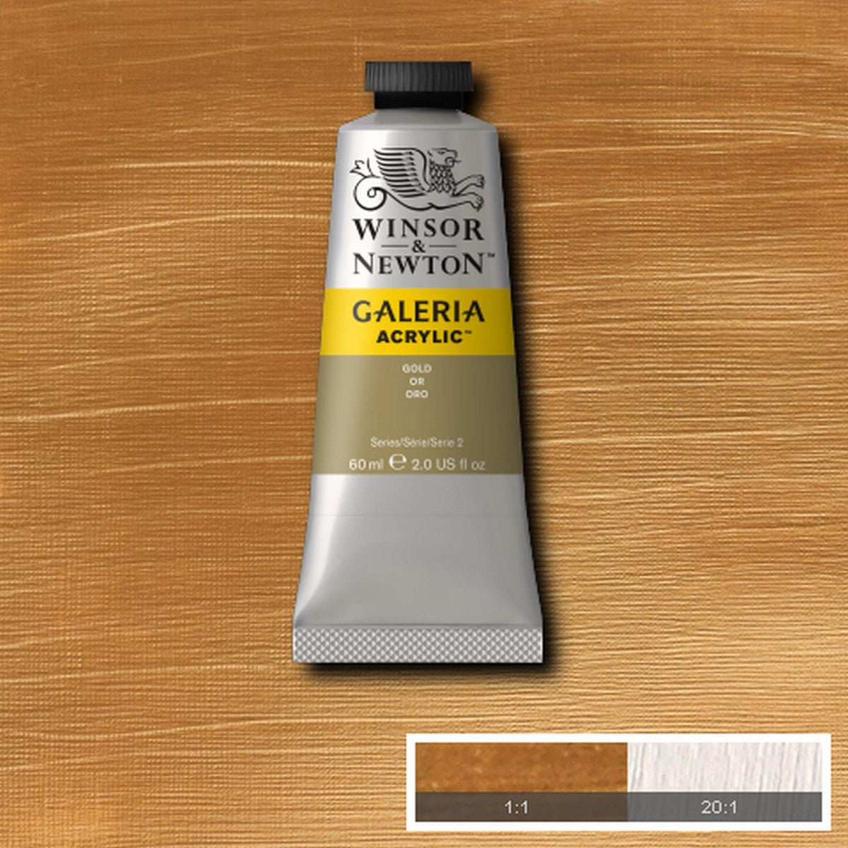 ACRILICA WINSOR NEWTON GALERIA 60ml 283 GOLD 2120283