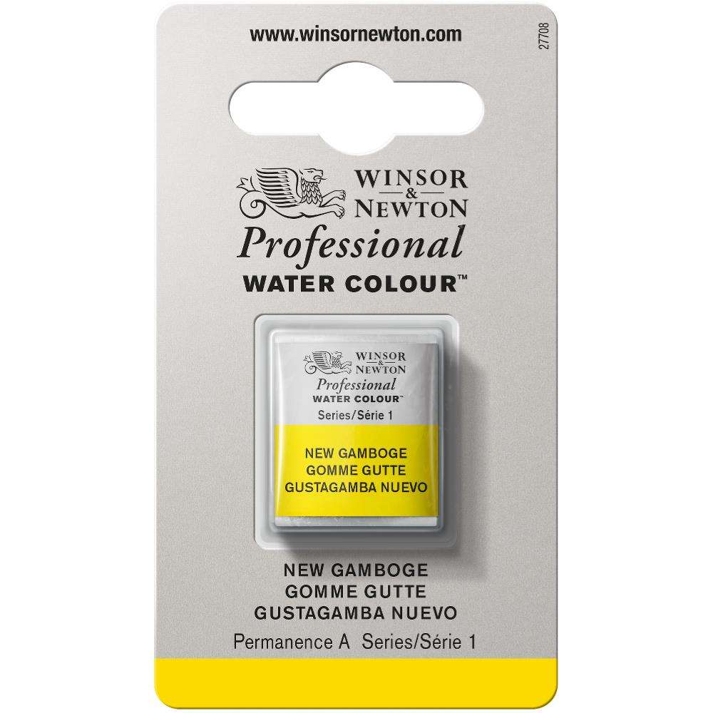 AQUARELA WINSOR NEWTON ARTISTS H PAN 265 GAMBOGE S1