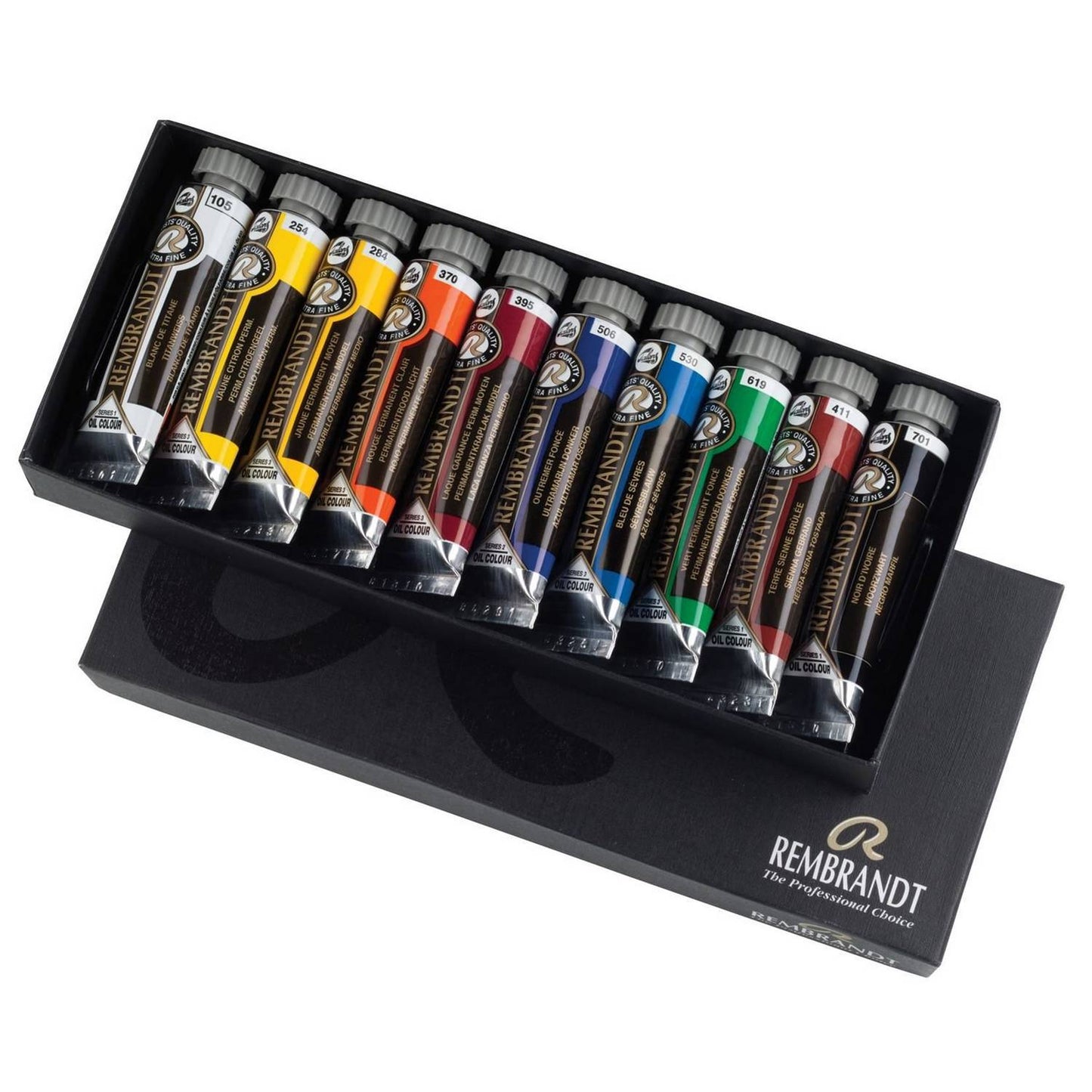 ESTOJO OLEO TALENS REMBRANDT 10 CORES