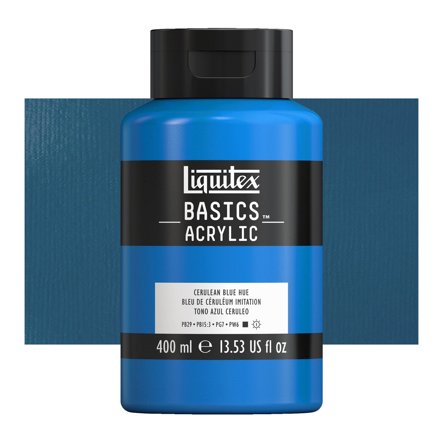 ACRILICA LIQUITEX BASICS 400ml 716 CERULEAN BLUE