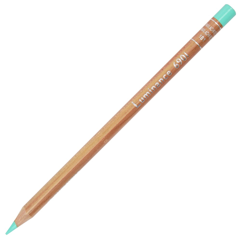 LAPIS COR CARAN D´ACHE LUMINANCE 181 LIGHT MALACHITE GREEN 6901181