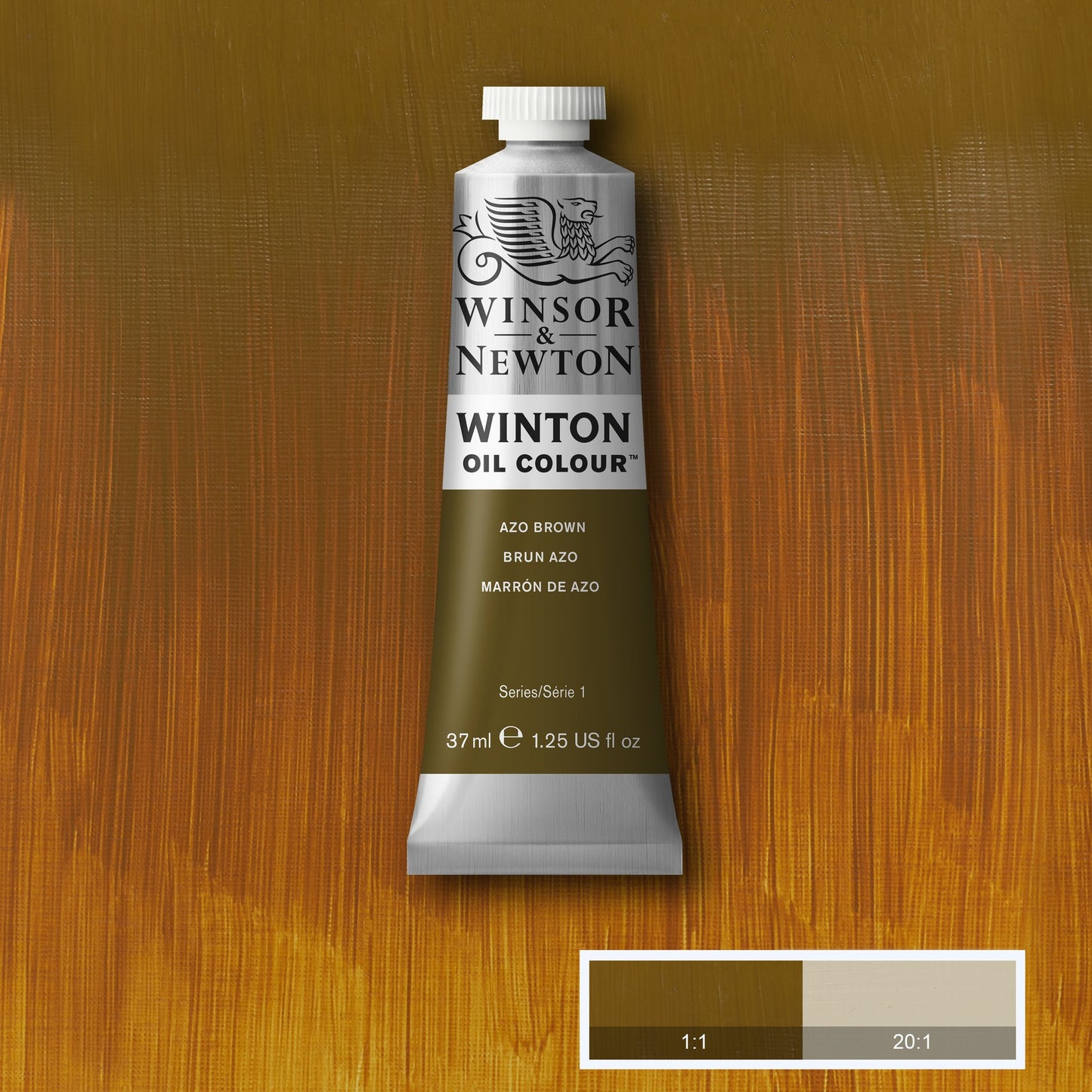 OLEO WINSOR NEWTON WINTON 37ML 389 AZO BROWN