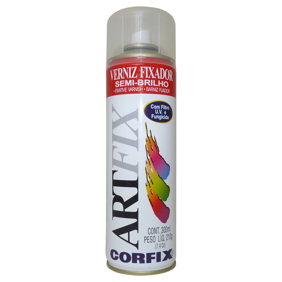 VERNIZ AEROSOL CORFIX FIXADOR 300ml SEMI-BRILHO ARTFIX