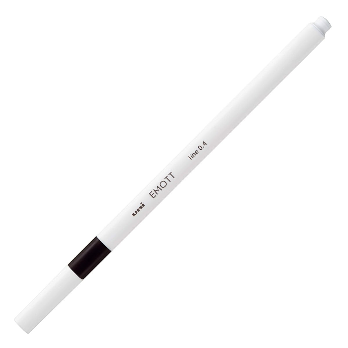 CANETA UNI-BALL EMOTT FINE 0,4MM PRETA 24