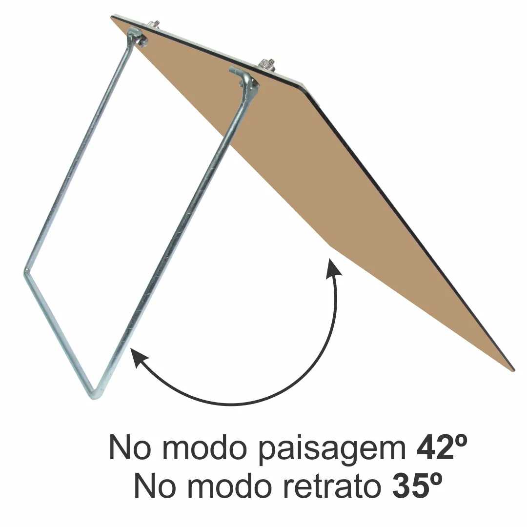 PRANCHETINHA PORTATIL C/ SUPORTE A4 MDF 48A4MAS TRIDENT C/ SUPORTE