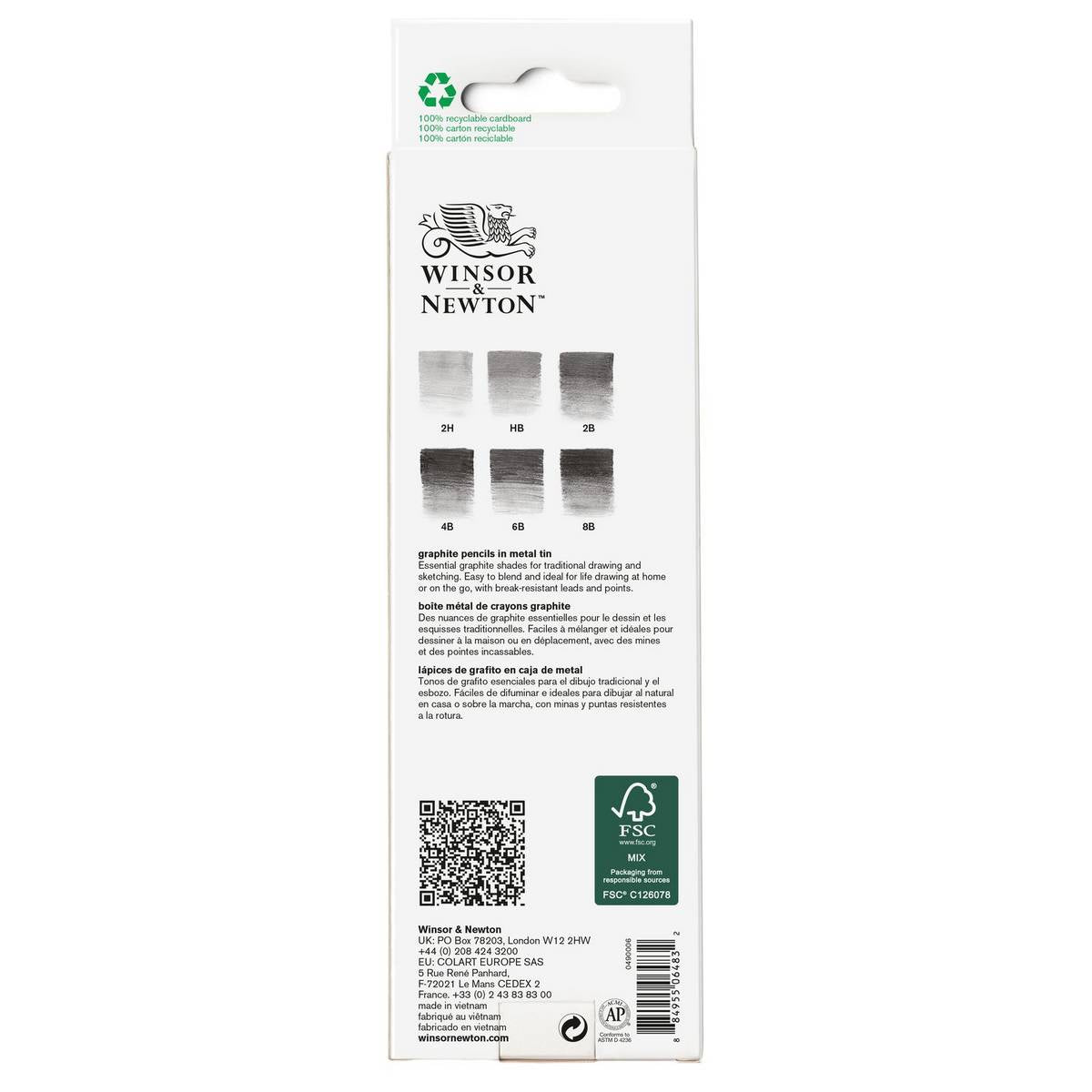 ESTOJO LAPIS GRADUADO WINSOR NEWTON C/ 06 0490006