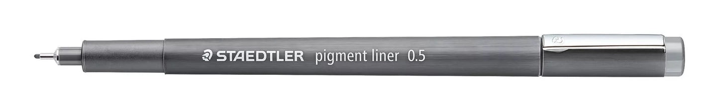 CANETA STAEDTLER PIGMENT LINER 0.5MM CINZA
