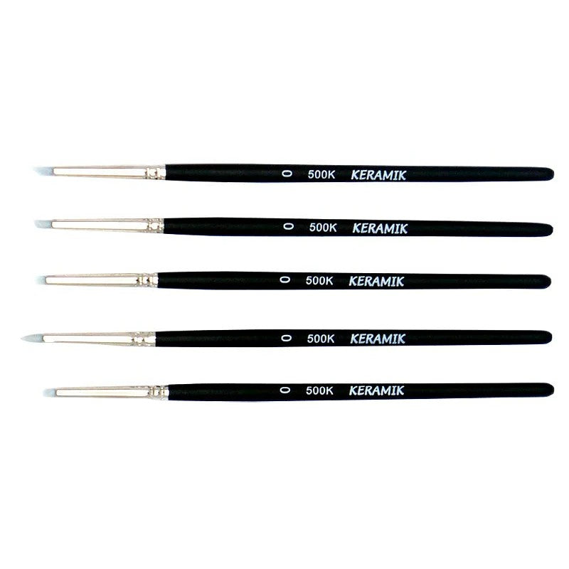 PINCEL COLOUR MODELADOR PEQUENO Nº 0 C/ 05 KERAMIK 500K