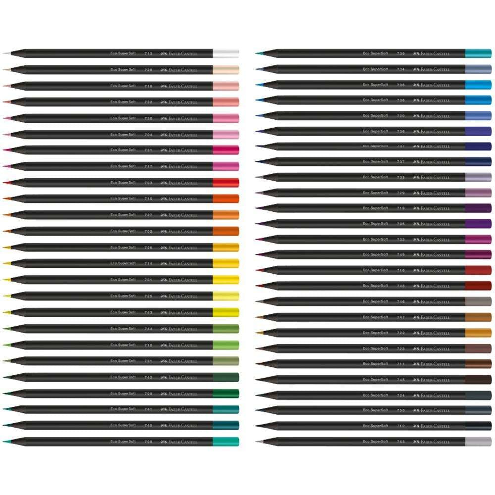 LAPIS COR FABER SUPERSOFT 050 CORES PAPELÃO
