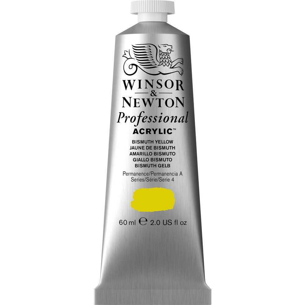 ACRILICA WINSOR NEWTON PROFISSIONAL 60ML 025 BISMUTH YELLOW S4