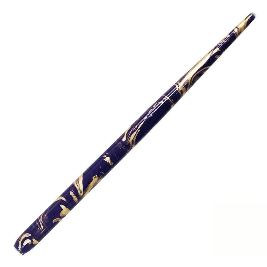 CABO CALIGRAFIA KERAMIK MARMORIZADO AZUL MARINHO/DOURADO