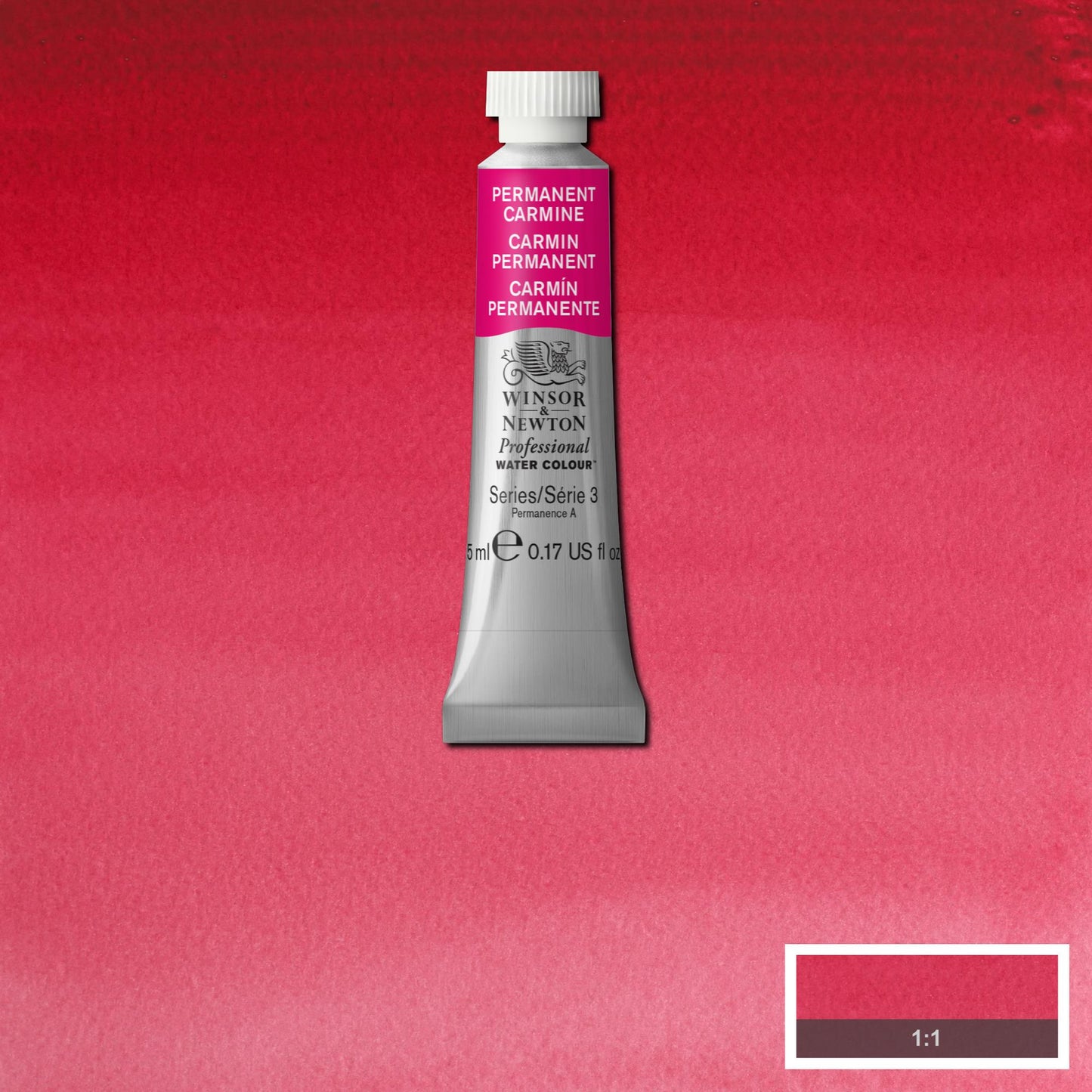 AQUARELA WINSOR NEWTON ARTISTS 5ml 479 PERMANENT CARMINE S3