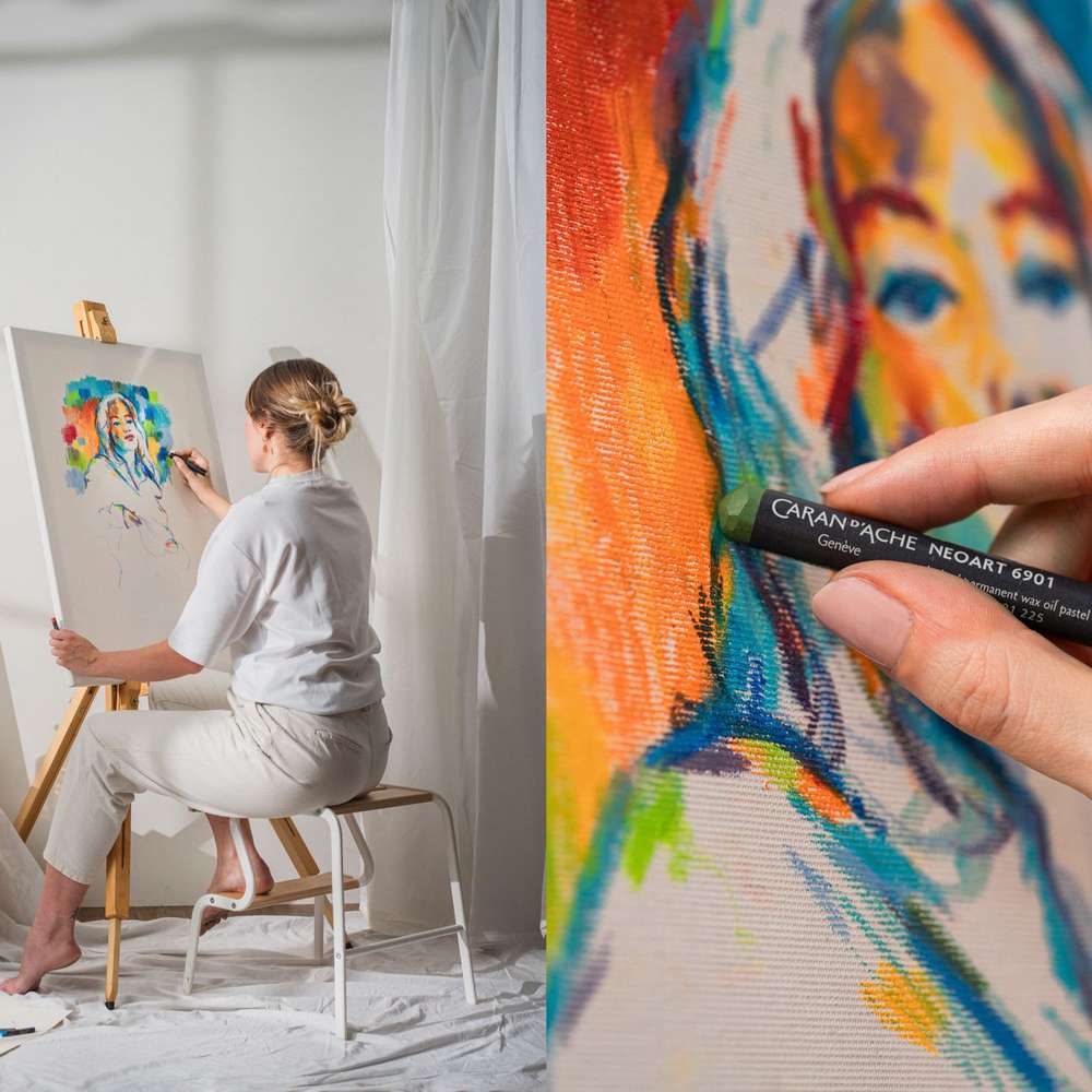 PASTEL CARAN D´ACHE NEOART 002 SILVER GREY