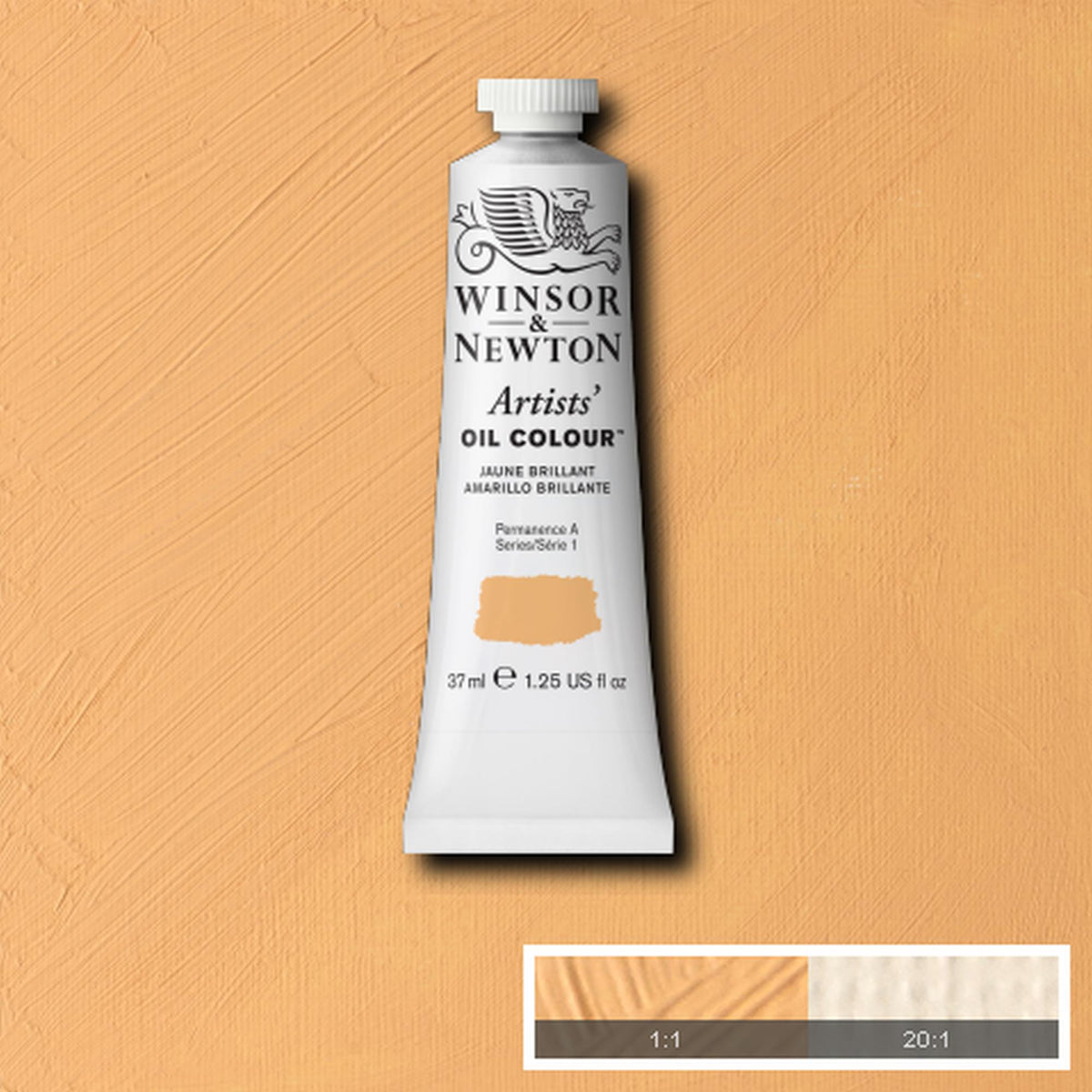 OLEO WINSOR NEWTON ARTISTS 037ML 333 JAUNE BRILLANT S1