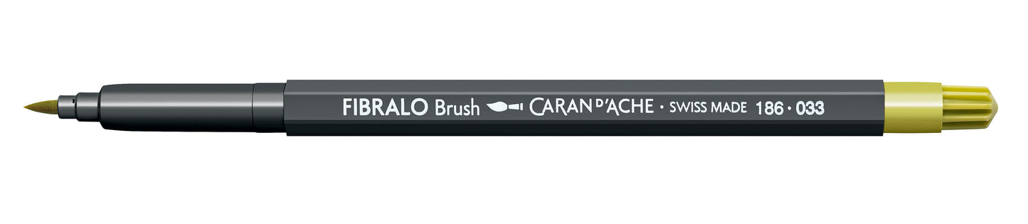 CANETA FIBRALO BRUSH 033 MOSTARDA 186033