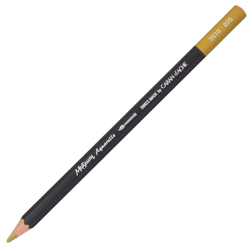 LAPIS AQUARELAVEL CARAN D´ACHE MUSEUM 025 OCRE VERDE 3510025