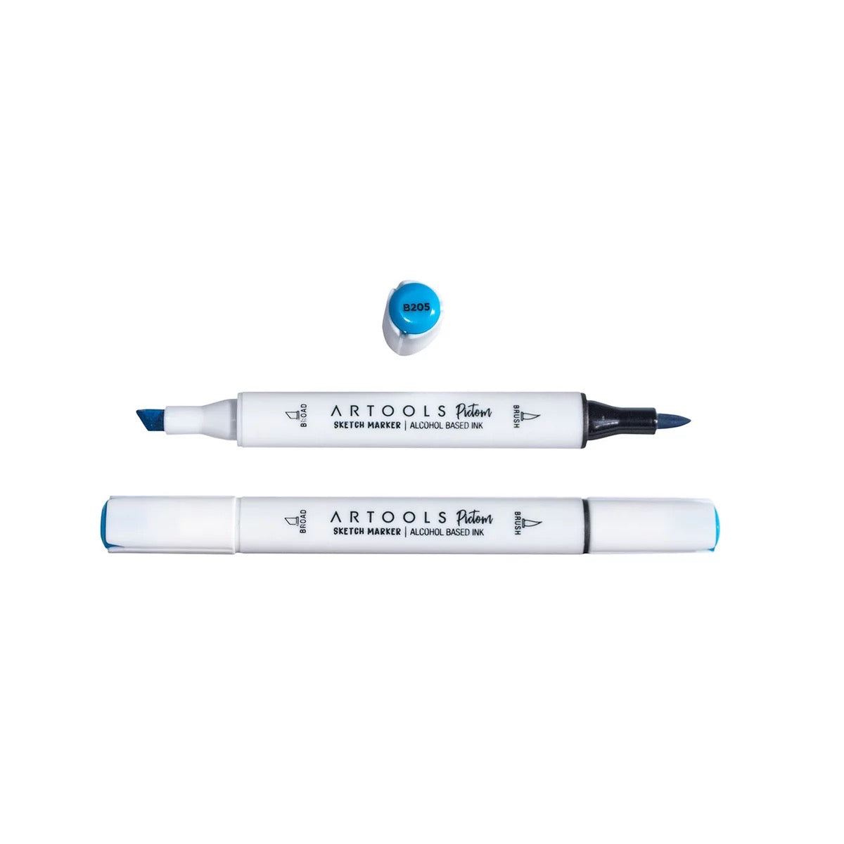 MARCADOR ARTOOLS PICTOM PONTA DUPLA coCERULEAN BLUE (B205)