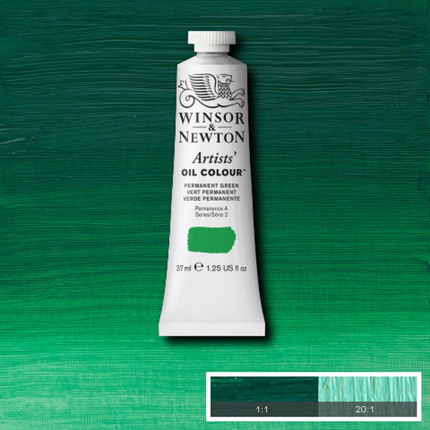 OLEO WINSOR NEWTON ARTISTS 037ML 481 PERMANENT GREEN S2