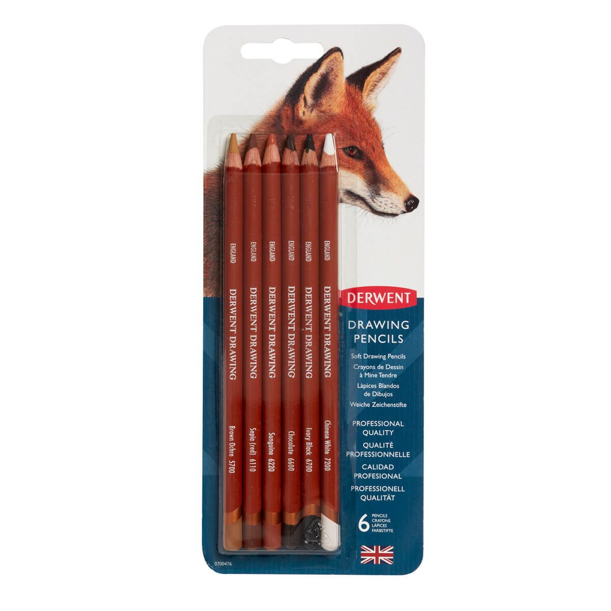 LAPIS ESBOÇO DERWENT DRAWING 06 CORES