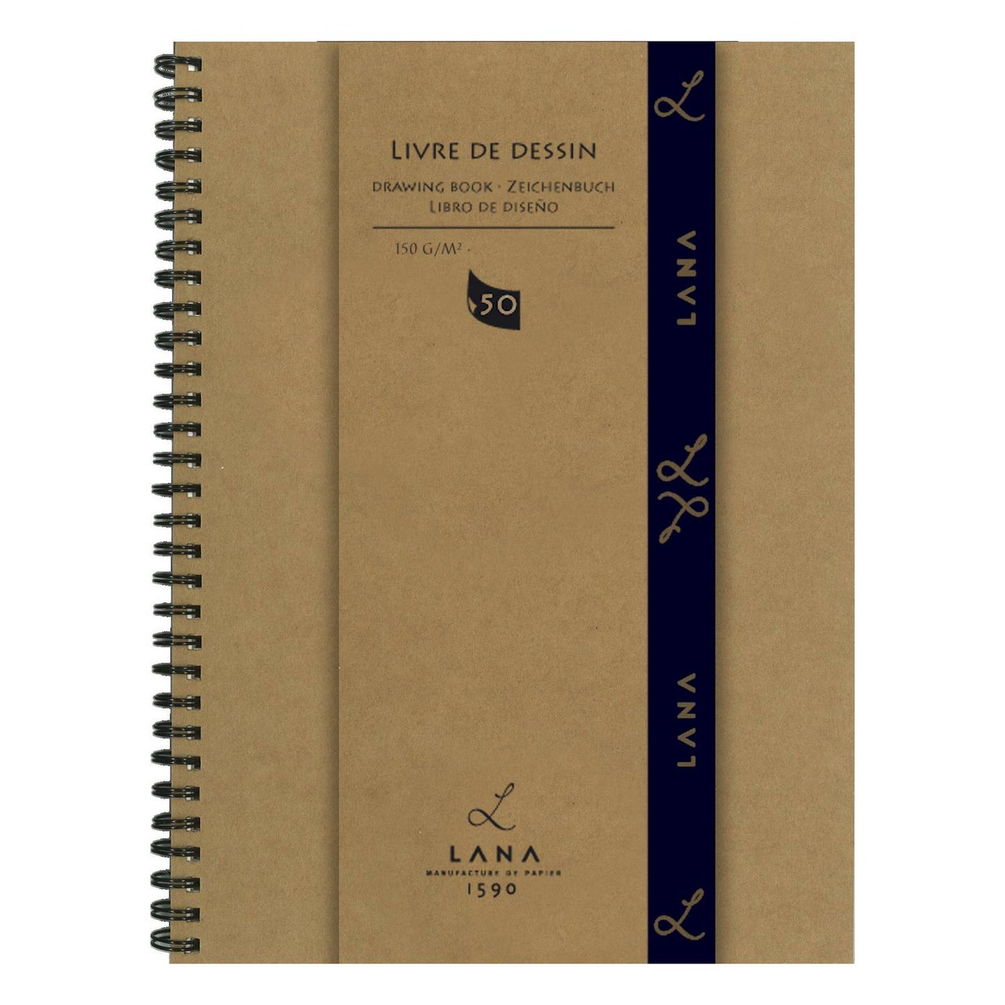 SKETCH BOOK LANA LIVRE DE DESSIN A4 150g/m2 50 FOLHAS