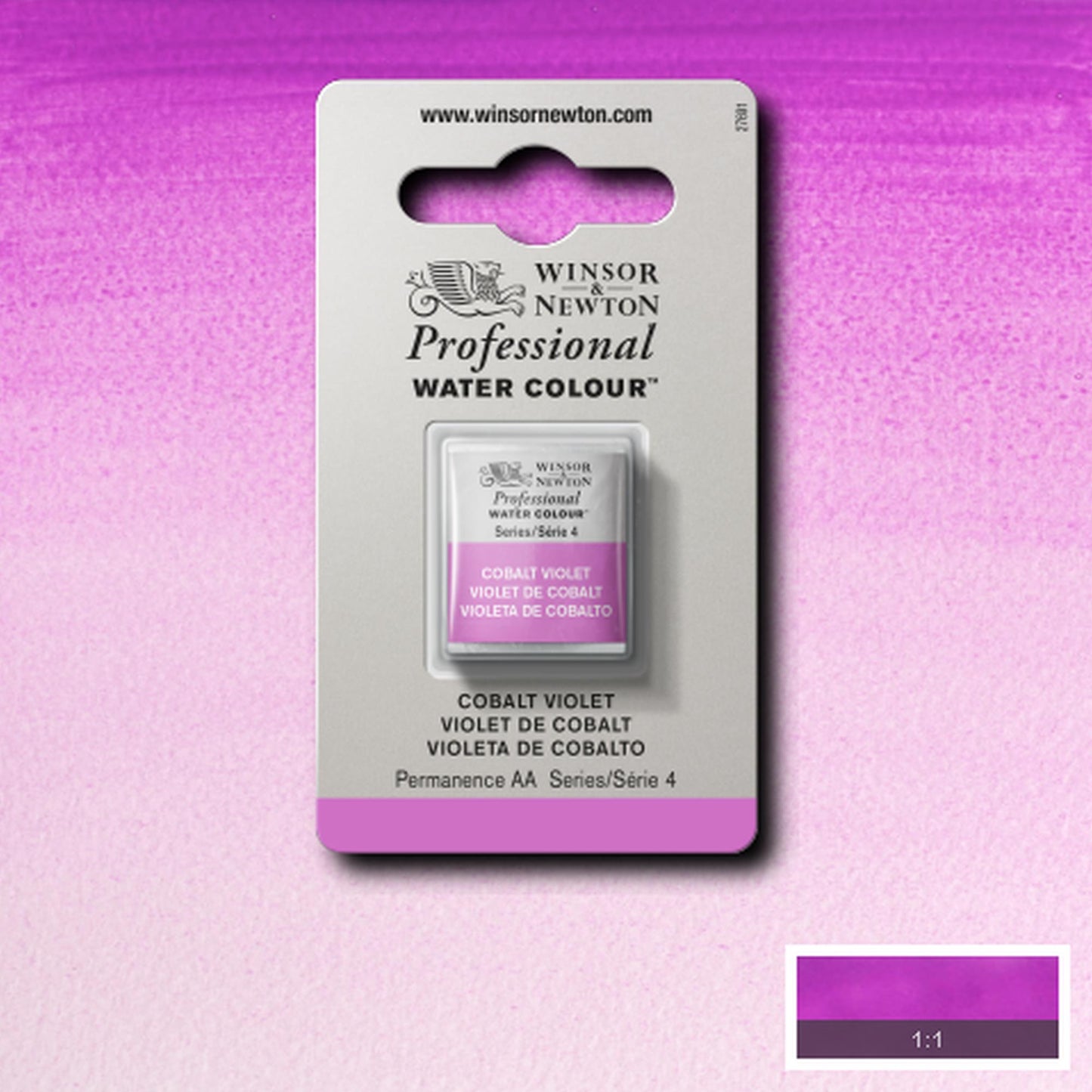 AQUARELA WINSOR NEWTON ARTISTS H PAN 192 COBALT VIOLET S4
