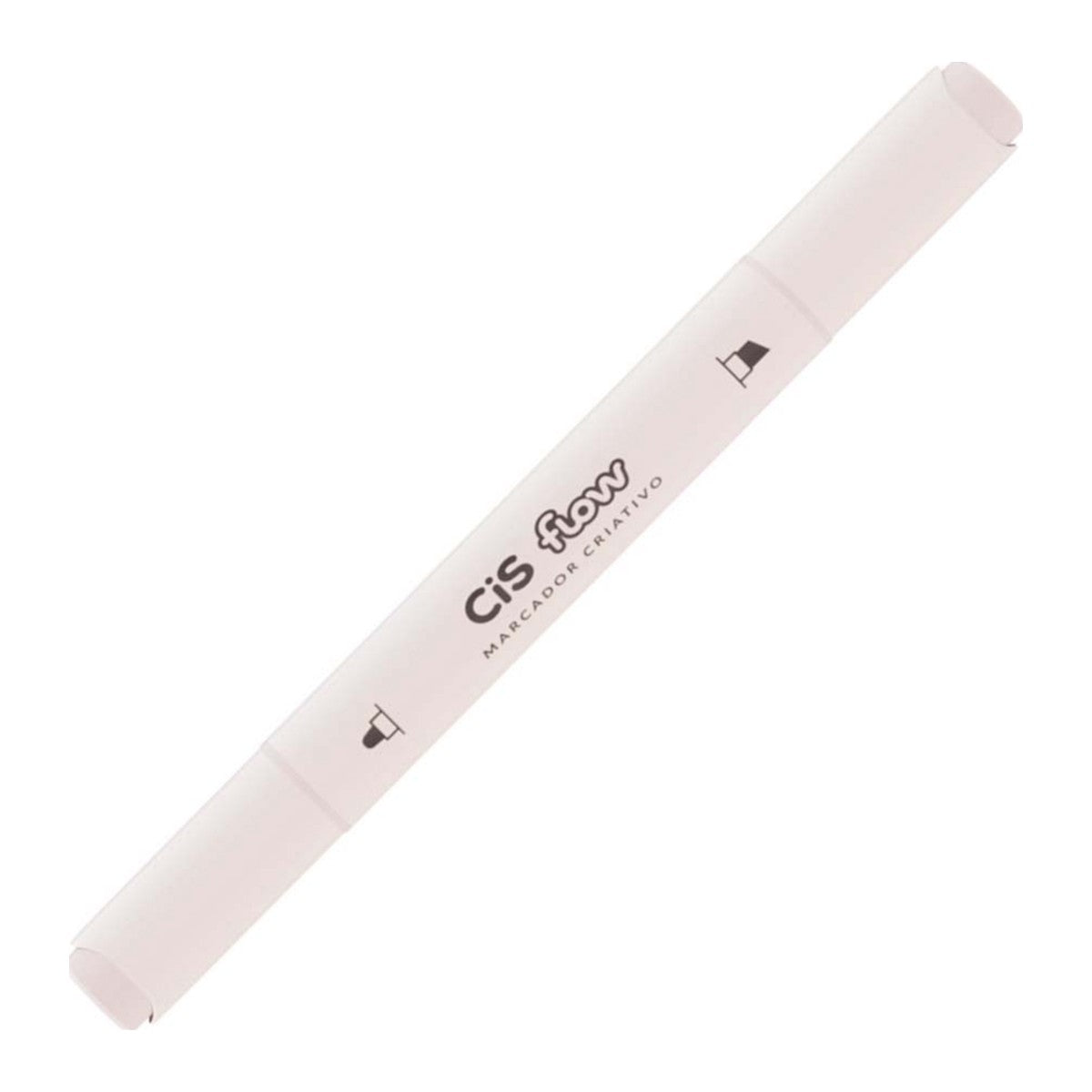 MARCADOR CRIATIVO CIS FLOW DUPLA 43 BRANCA