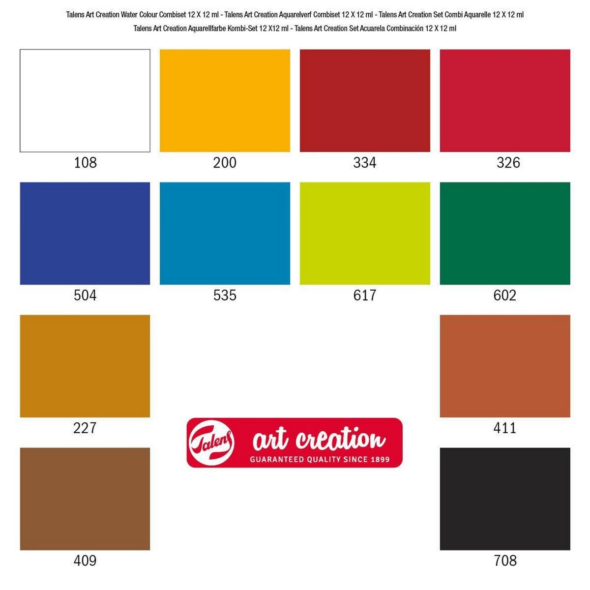 ESTOJO AQUARELA TALENS ART CREATION COMBI SET