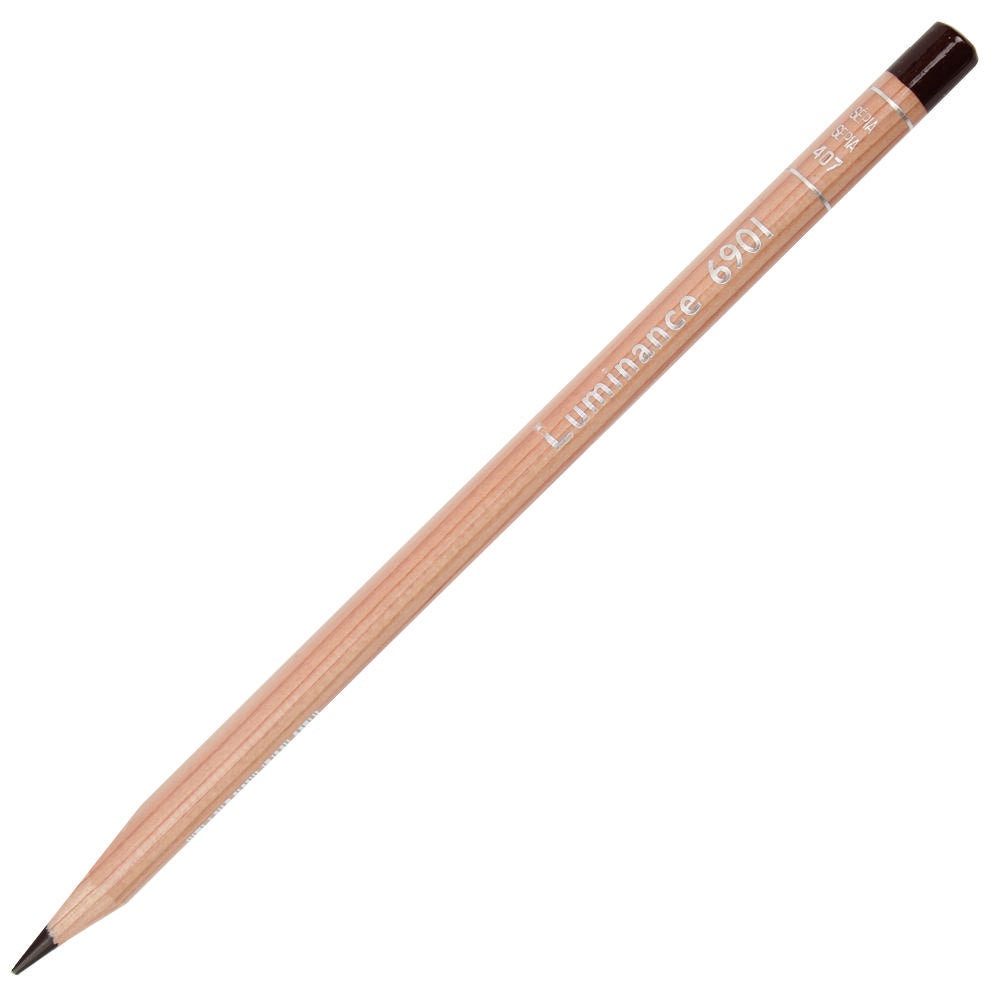 LAPIS COR CARAN D´ACHE LUMINANCE 407 SEPIA 6901407