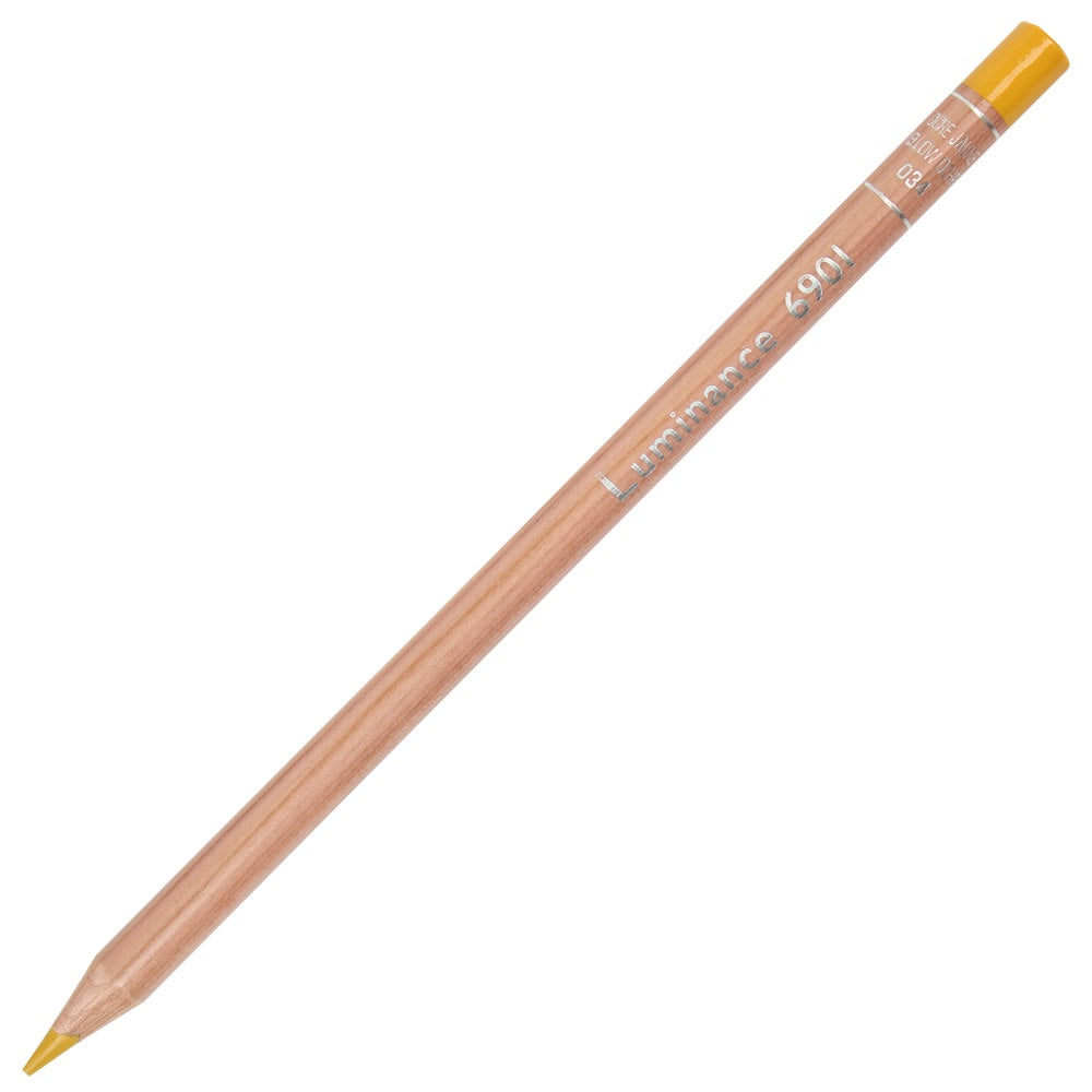 LAPIS COR CARAN D´ACHE LUMINANCE 034 YELLOW OCHRE 6901034