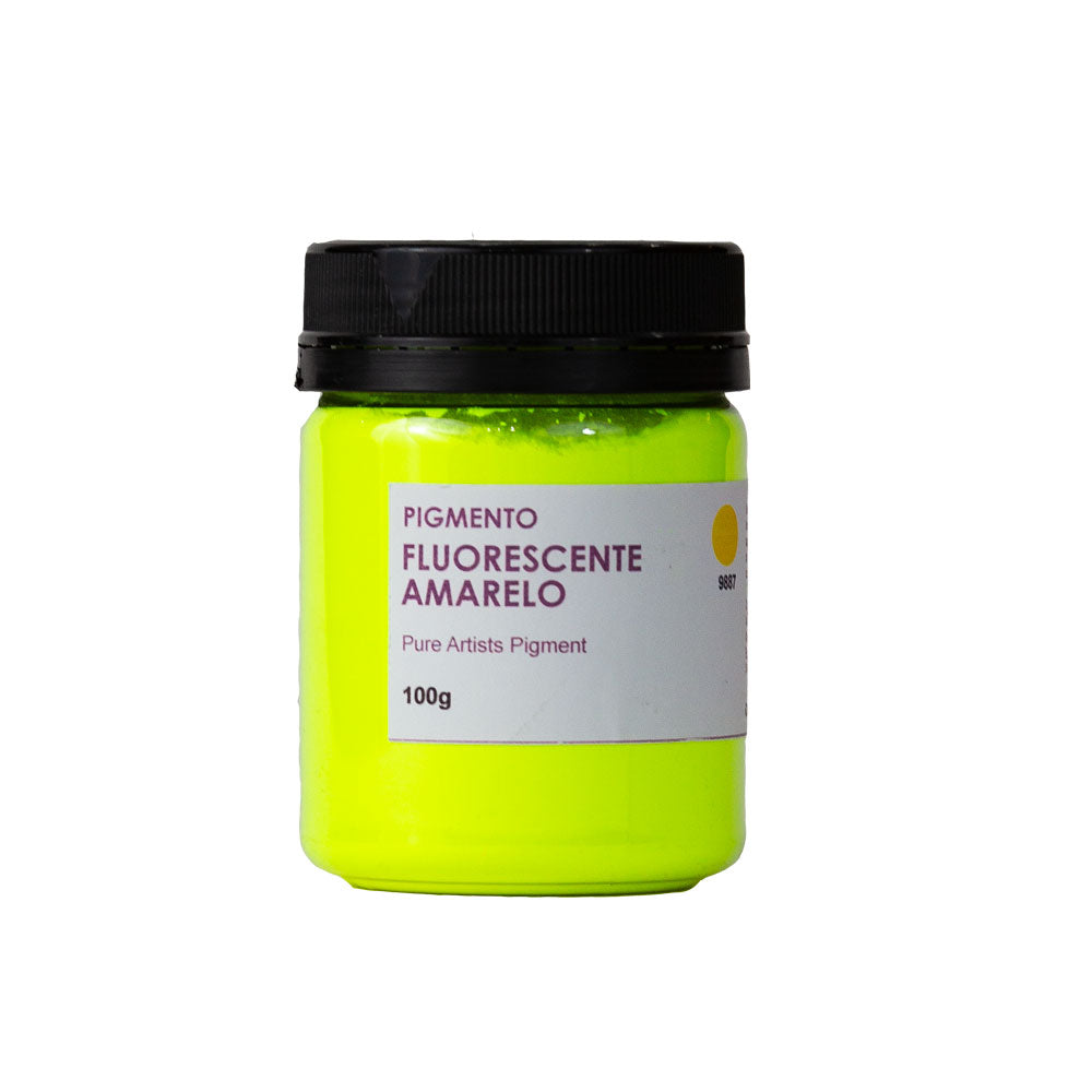 PIGMENTO CROMACOLOR 100G 9887 AMARELO FLUORESCENTE