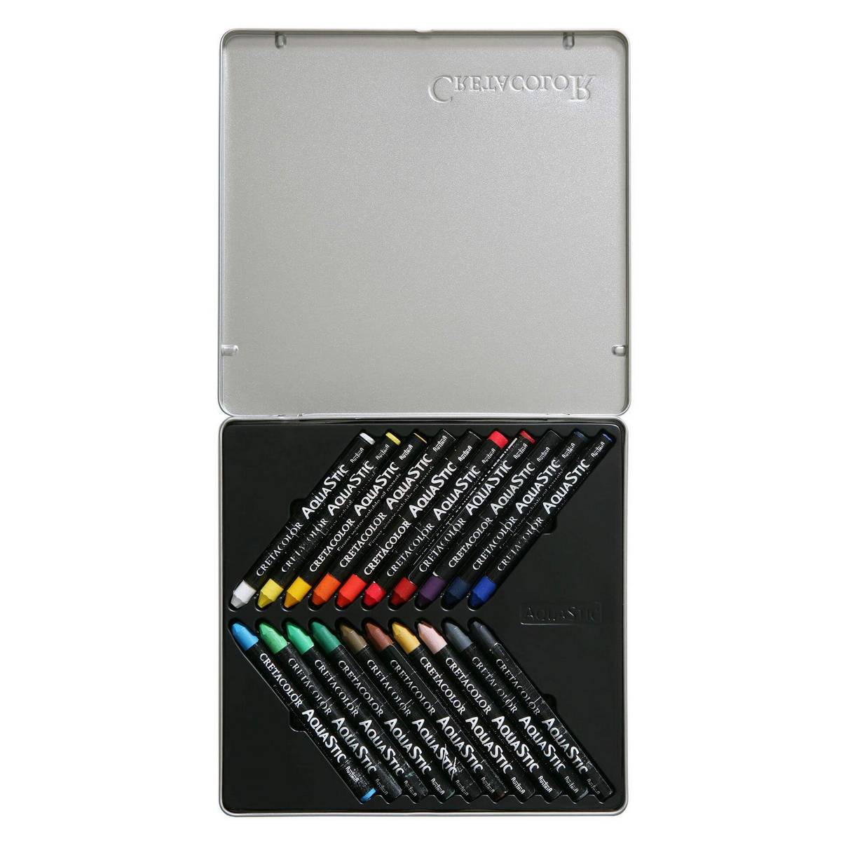 ESTOJO PASTEL AQUARELAVEL AQUA STIC OIL 20 CORES