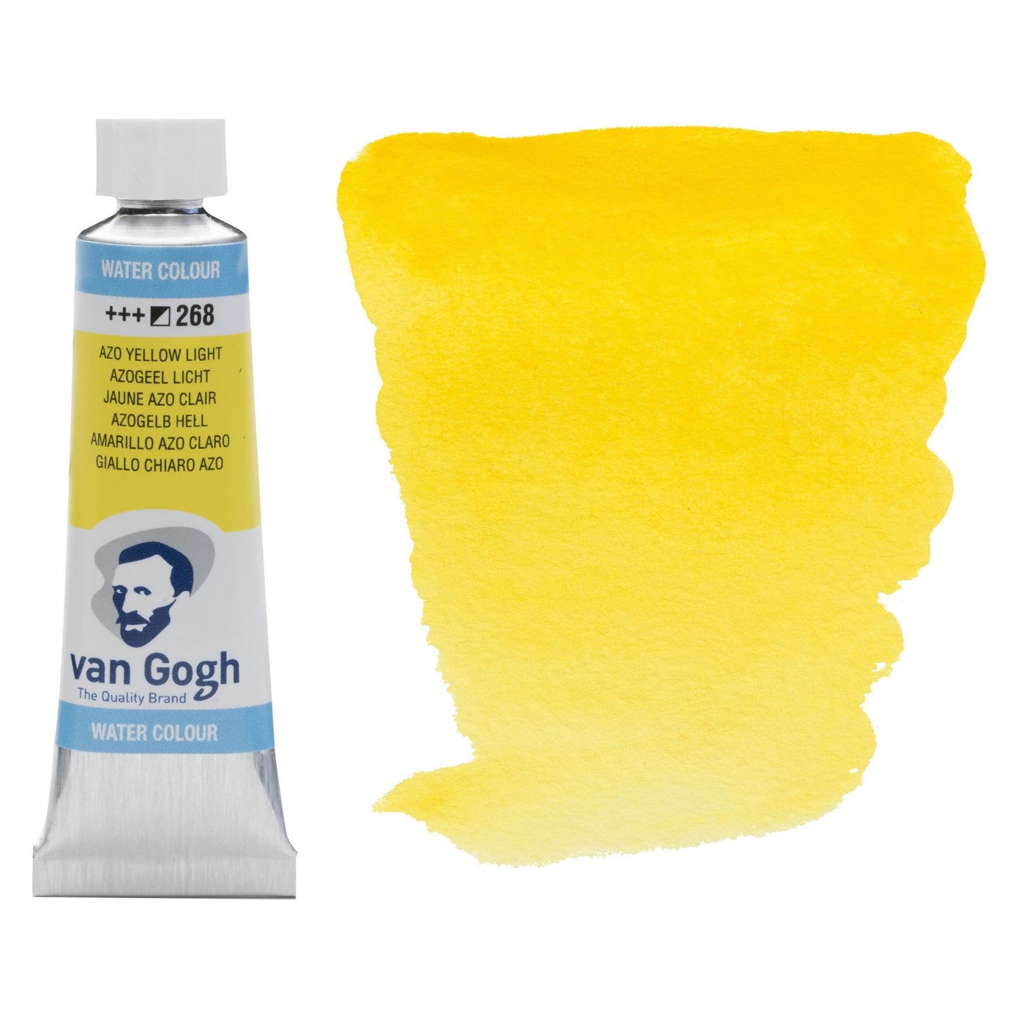 AQUARELA TALENS VAN GOGH 268 AZO YELLOW LIGHT 10ML