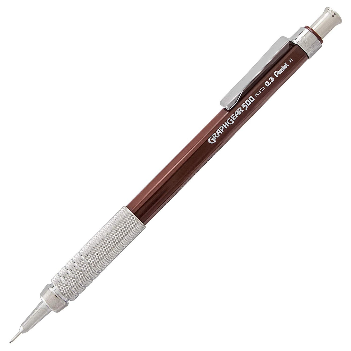 LAPISEIRA 0,3mm PENTEL GRAPHGEAR 500 MARROM