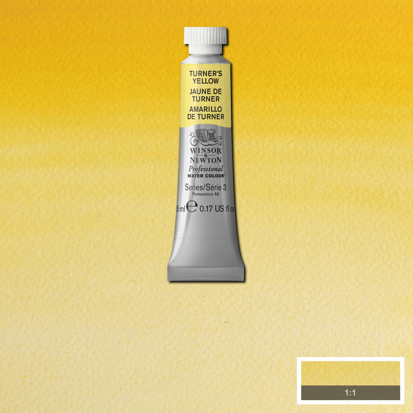AQUARELA WINSOR NEWTON ARTISTS 5ml 649 TURNER'S YELLOW S3
